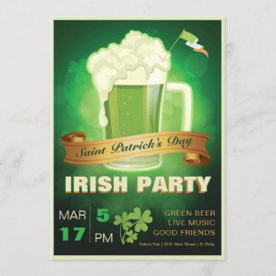 Saint Patrick's Day Irish Party Kaart