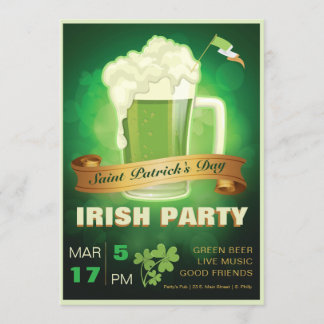 Saint Patrick's Day Irish Party Kaart