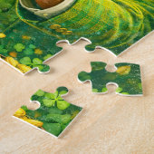 Saint Patrick's Day Irish toast jigsaw puzzle Legpuzzel (Zijkant)