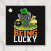 Saint Patrick's Day is Lucky Bedankjes Labels (Voorkant)
