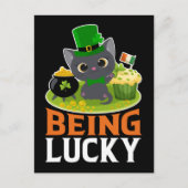 Saint Patrick's Day is Lucky Briefkaart (Voorkant)