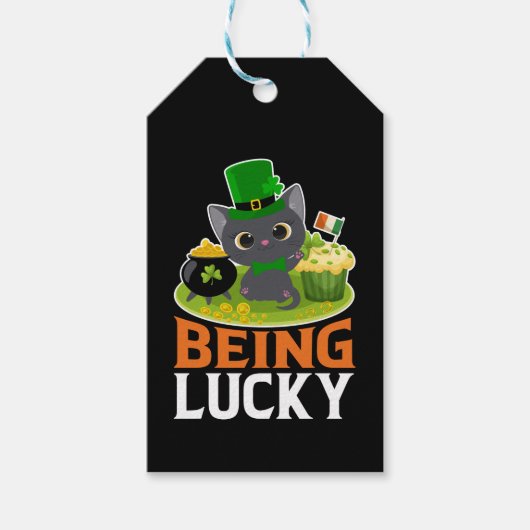 Saint Patrick's Day is Lucky Cadeaulabel (Voorkant)