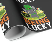 Saint Patrick's Day is Lucky Cadeaupapier (Rol Hoek)
