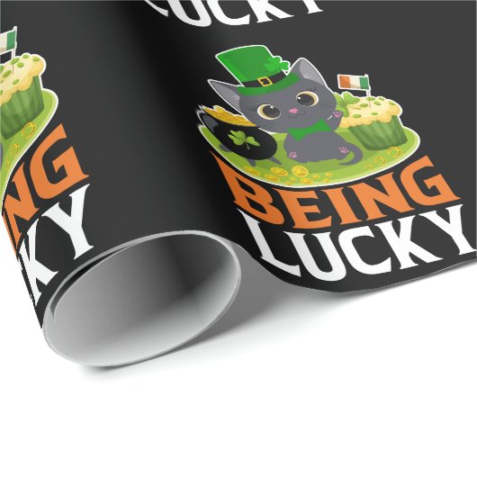 Saint Patrick's Day is Lucky Cadeaupapier (Rol Hoek)