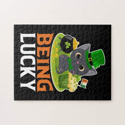 Saint Patrick's Day is Lucky Legpuzzel (Horizontaal)