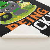 Saint Patrick's Day is Lucky Sherpa Deken (3/4)