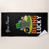 Saint Patrick's Day is Lucky Strandlaken (Voorkant)