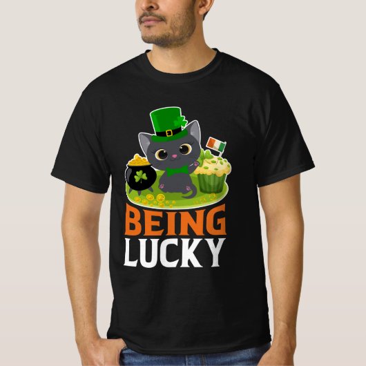 Saint Patrick's Day is Lucky T-shirt (Voorkant)