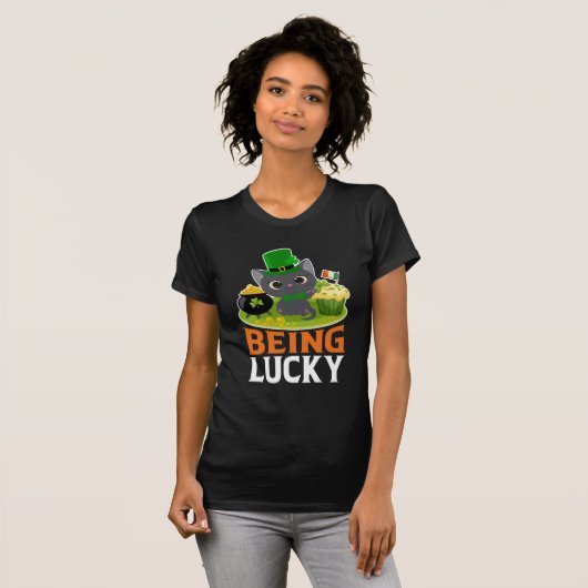 Saint Patrick's Day is Lucky T-shirt (Voorkant volledig)