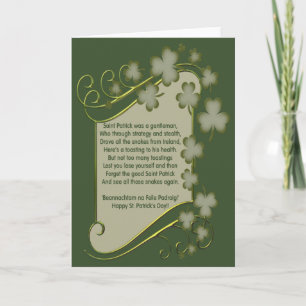 Saint Patricks Day Kaart