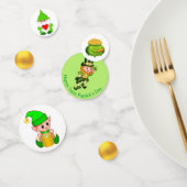Saint Patrick's Day Kabouter, Elf & Pot met Goud Confetti (Groep)