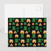 Saint Patrick's Day Keltisch, Iers grappig bier, c Briefkaart (Voorkant / Achterkant)