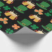 Saint Patrick's Day Keltisch, Iers grappig bier, c Cadeaupapier (Hoek)