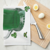 Saint Patrick's Day Kitchen Hand Towel Beer Theedoek (Quarter Fold)