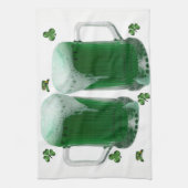 Saint Patrick's Day Kitchen Hand Towel Beer Theedoek (Verticaal)