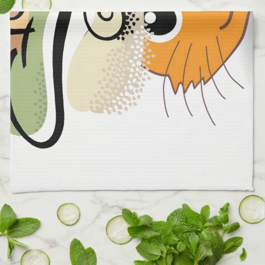 Saint Patrick's Day Kitchen Hand Towel Cat Theedoek (Gevouwen)