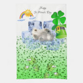 Saint Patrick's Day Kitchen Hand Towel Polar Beer Theedoek (Verticaal)