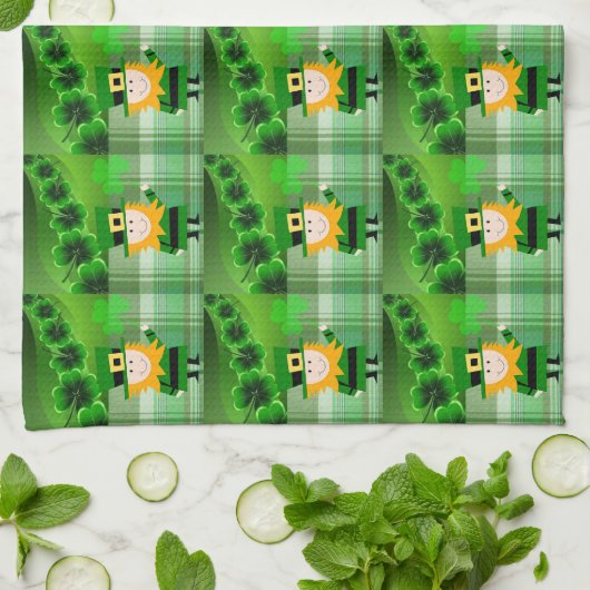 Saint Patrick's Day Kitchen Hand Towel Theedoek (Gevouwen)