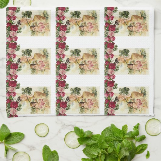 Saint Patrick's Day Kitchen Hand Towel Theedoek (Gevouwen)