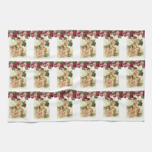 Saint Patrick's Day Kitchen Hand Towel Theedoek (Horizontaal)