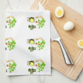 Saint Patrick's Day Kitchen Hand Towel Theedoek (Quarter Fold)