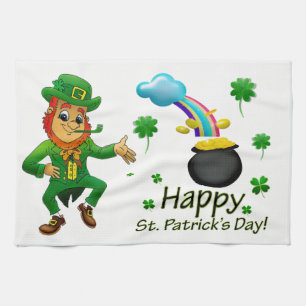 Saint Patrick's Day Kitchen Hand Towel Theedoek