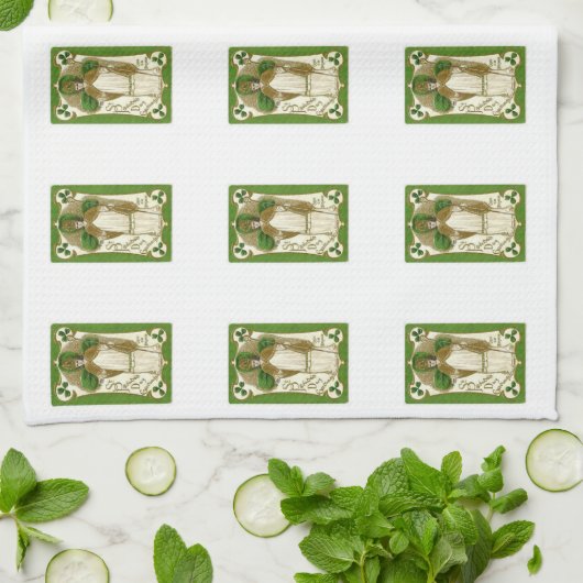 Saint Patrick's Day Kitchen Hand Towel Theedoek (Gevouwen)