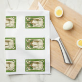 Saint Patrick's Day Kitchen Hand Towel Theedoek (Quarter Fold)