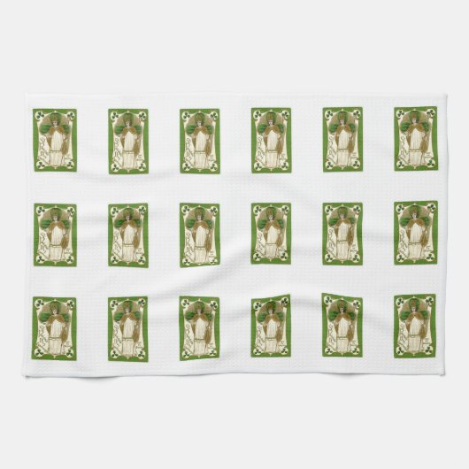 Saint Patrick's Day Kitchen Hand Towel Theedoek (Horizontaal)