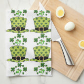 Saint Patrick's Day Kitchen Hand Towel Theedoek (Quarter Fold)