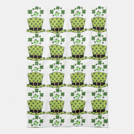 Saint Patrick's Day Kitchen Hand Towel Theedoek (Verticaal)