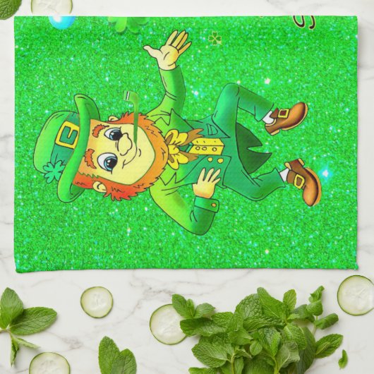 Saint Patrick's Day Kitchen Hand Towel Theedoek (Gevouwen)