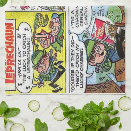 Saint Patrick's Day Kitchen Hand Towel Theedoek (Gevouwen)