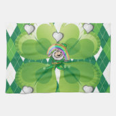 Saint Patrick's Day Kitchen Hand Towel Theedoek (Horizontaal)