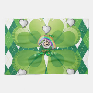 Saint Patrick's Day Kitchen Hand Towel Theedoek