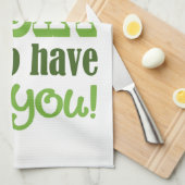 Saint Patrick's Day Kitchen Hand Towel Theedoek (Quarter Fold)
