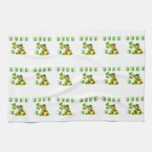 Saint Patrick's Day Kitchen Hand Towel Theedoek