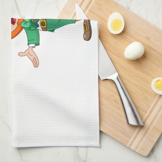 Saint Patrick's Day Kitchen Hand Towel Theedoek (Quarter Fold)