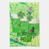 Saint Patrick's Day Kitchen Hand Towel Theedoek (Verticaal)