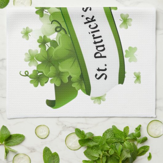 Saint Patrick's Day Kitchen Hand Towel Theedoek (Gevouwen)