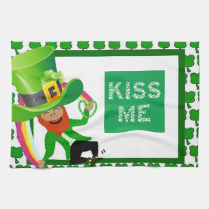Saint Patrick's Day Kitchen Hand Towel Theedoek