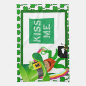 Saint Patrick's Day Kitchen Hand Towel Theedoek (Verticaal)