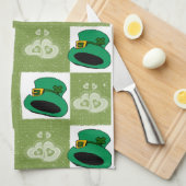 Saint Patrick's Day Kitchen Hand Towel Theedoek (Quarter Fold)