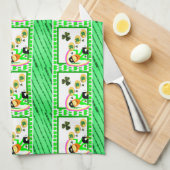 Saint Patrick's Day Kitchen Hand Towel Theedoek (Quarter Fold)