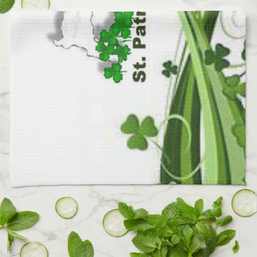 Saint Patrick's Day Kitchen Hand Towel Theedoek (Gevouwen)