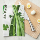 Saint Patrick's Day Kitchen Hand Towel Theedoek (Quarter Fold)