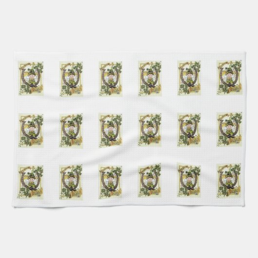 Saint Patrick's Day Kitchen Hand Towel Theedoek (Horizontaal)