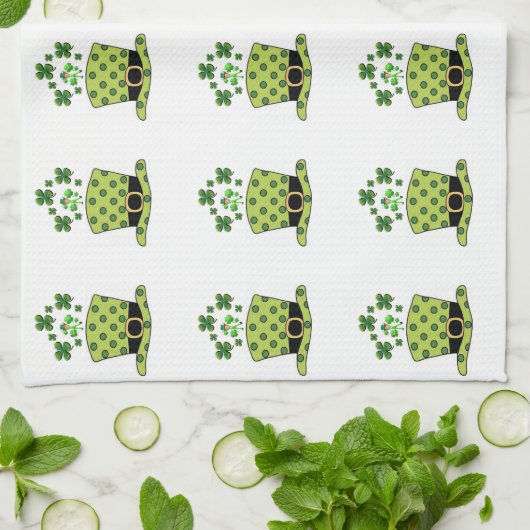 Saint Patrick's Day Kitchen Hand Towel Theedoek (Gevouwen)