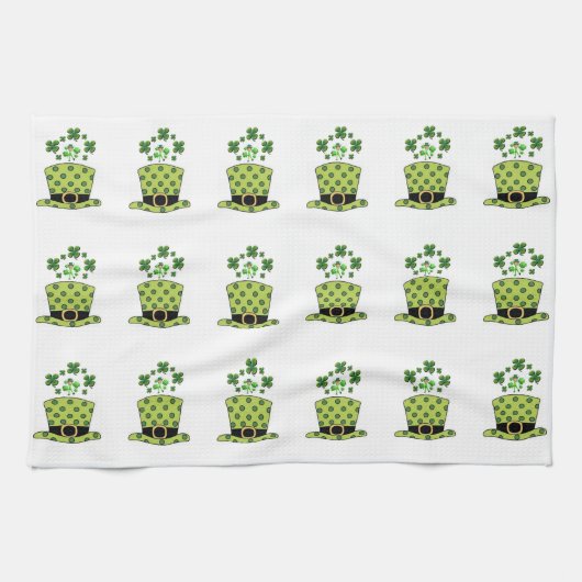 Saint Patrick's Day Kitchen Hand Towel Theedoek (Horizontaal)