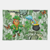 Saint Patrick's Day Kitchen Hand Towel Theedoek (Horizontaal)